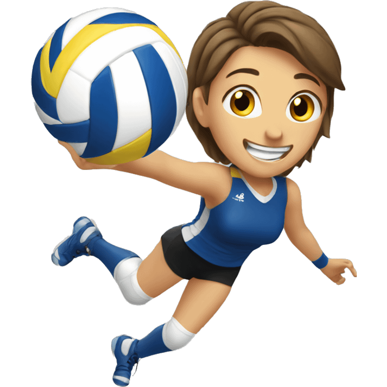 winning volleyball player emoji