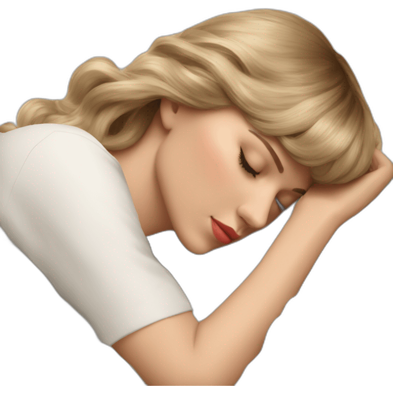 Taylor Swift sleeping emoji