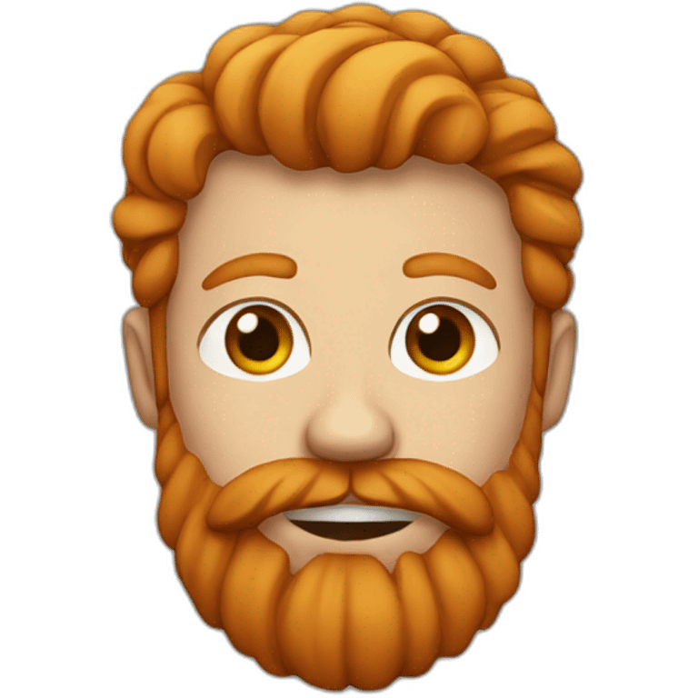 ginger with beard emoji