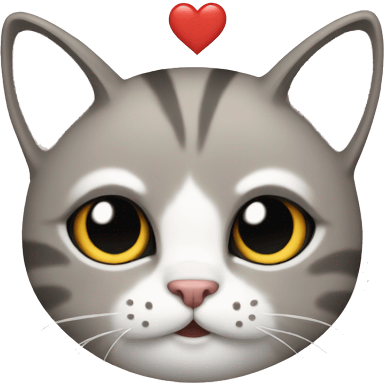 Cat saying i love you emoji