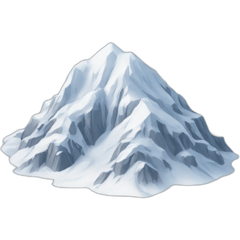 snowy mountain  emoji