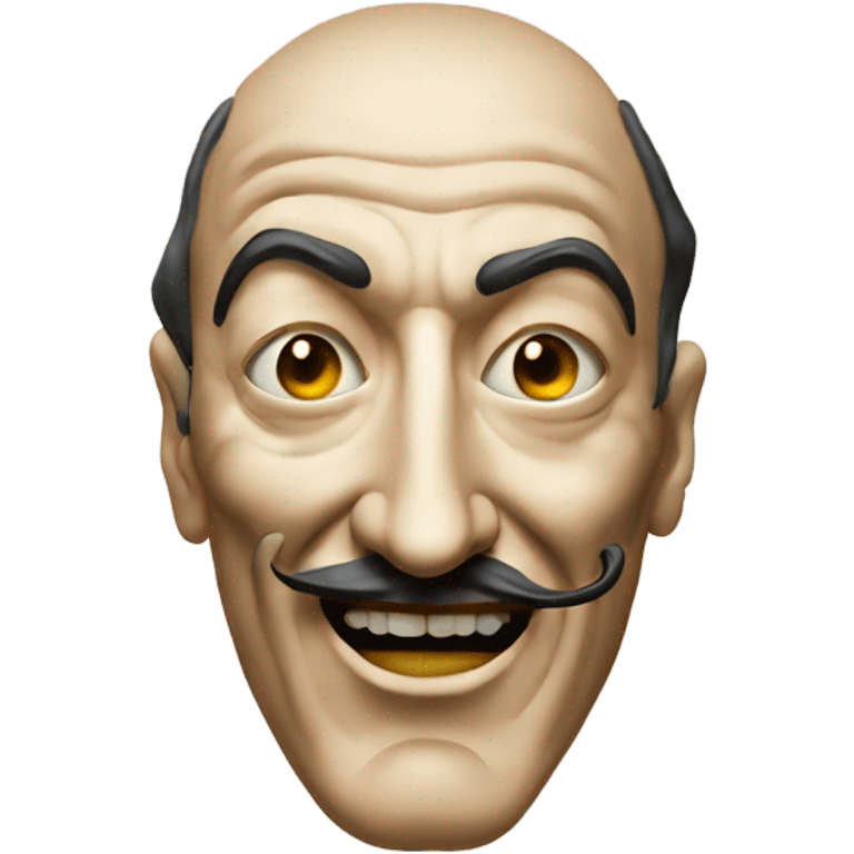 Dali mask emoji