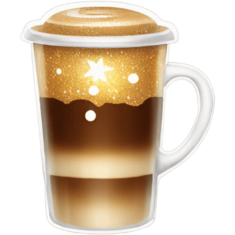 Sparkling coffee emoji