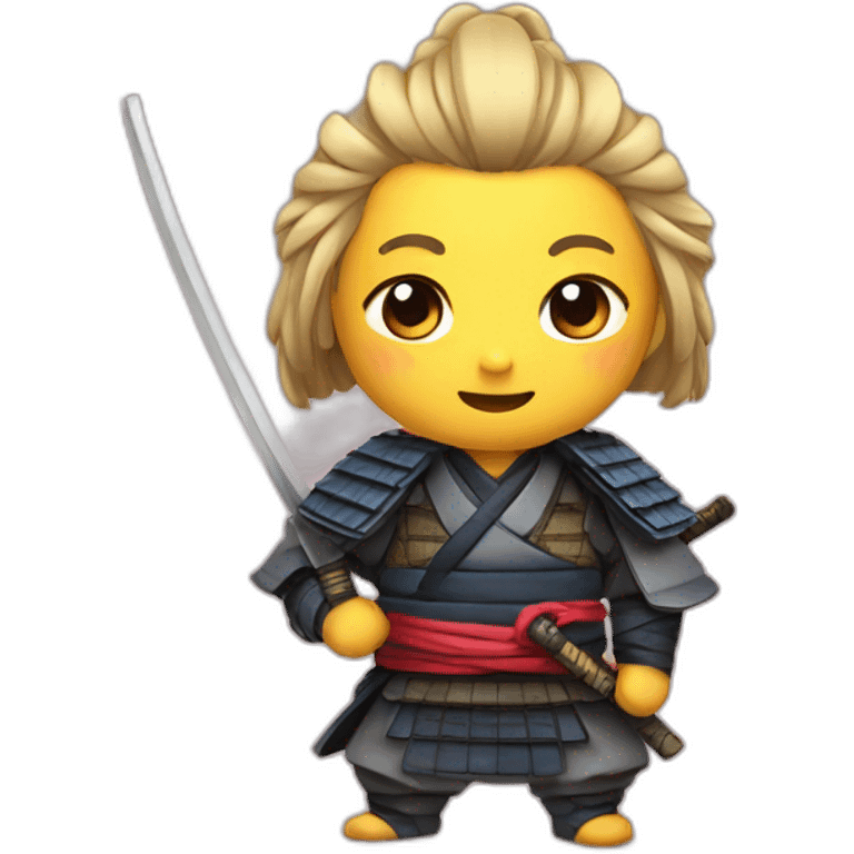 cute samurai emoji