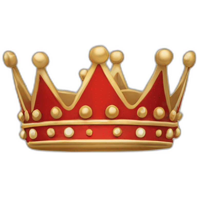 red single english crown emoji