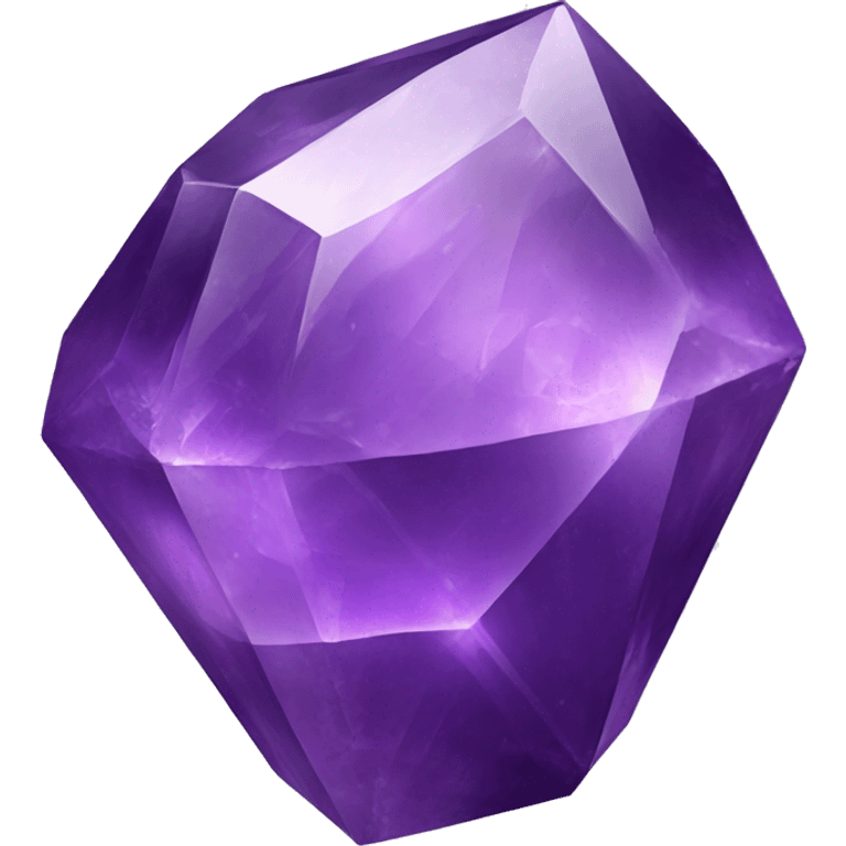 Purple amethyst crystal emoji