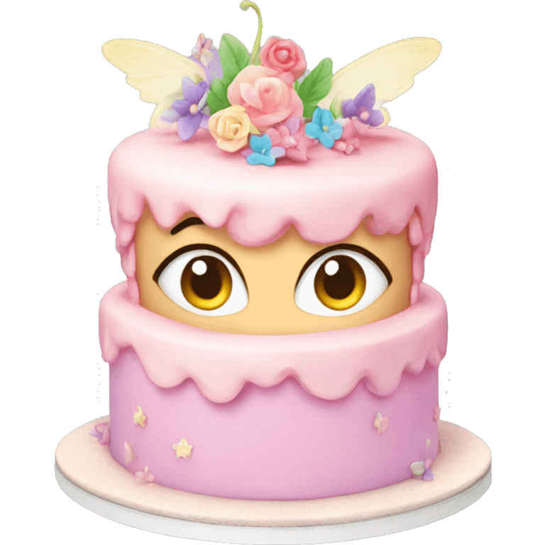 Fairy pastel cake emoji