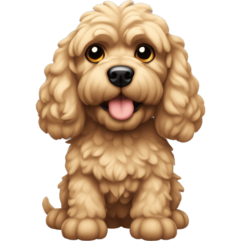 Buff cockapoo  emoji