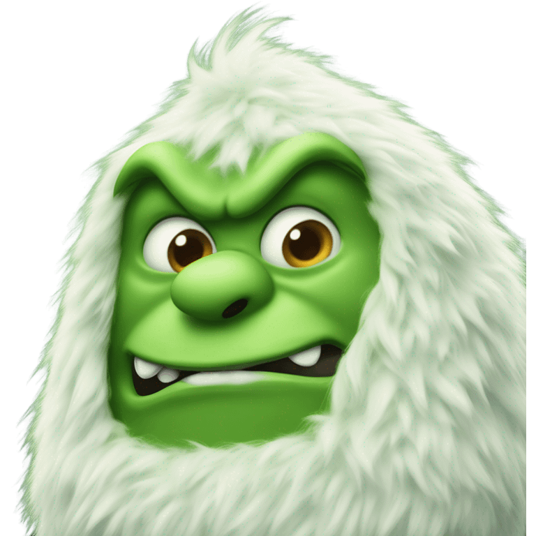 fat phoque grinch yeti shaped like a triangle   emoji