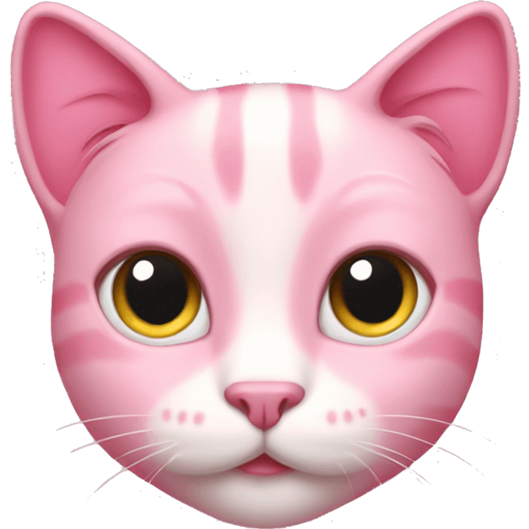 Pink cat emoji