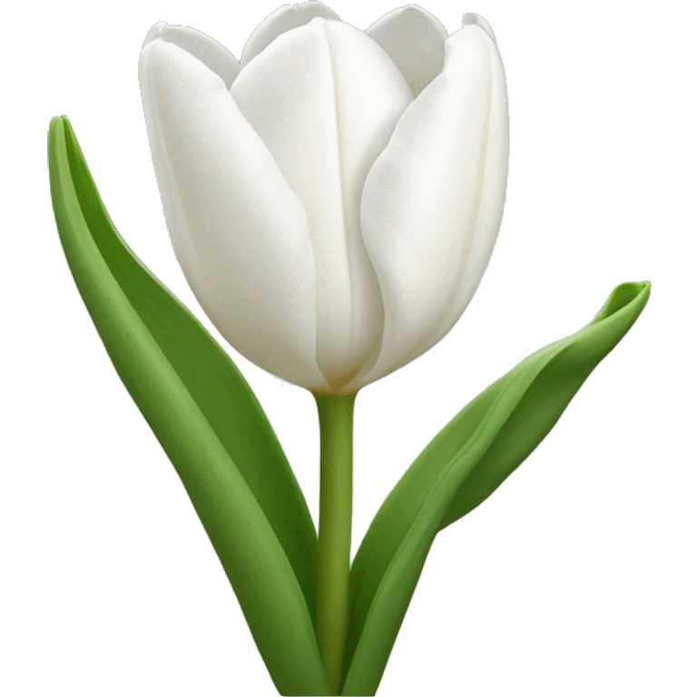 White tulips emoji