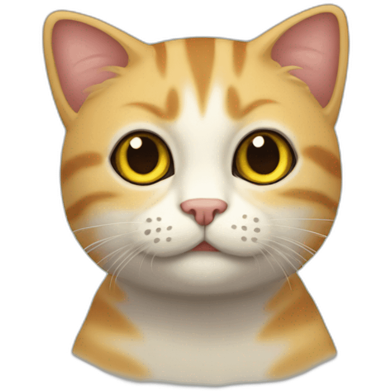 gatito mimoso del poder emoji