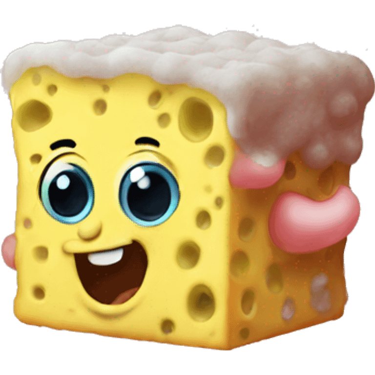 cute baby sponge bob emoji