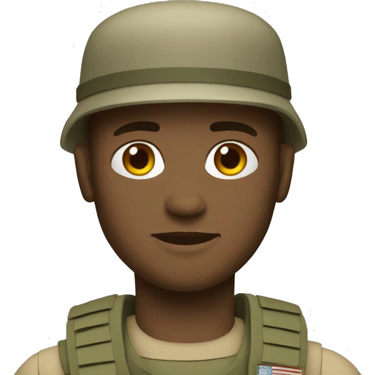 white american army soldier emoji