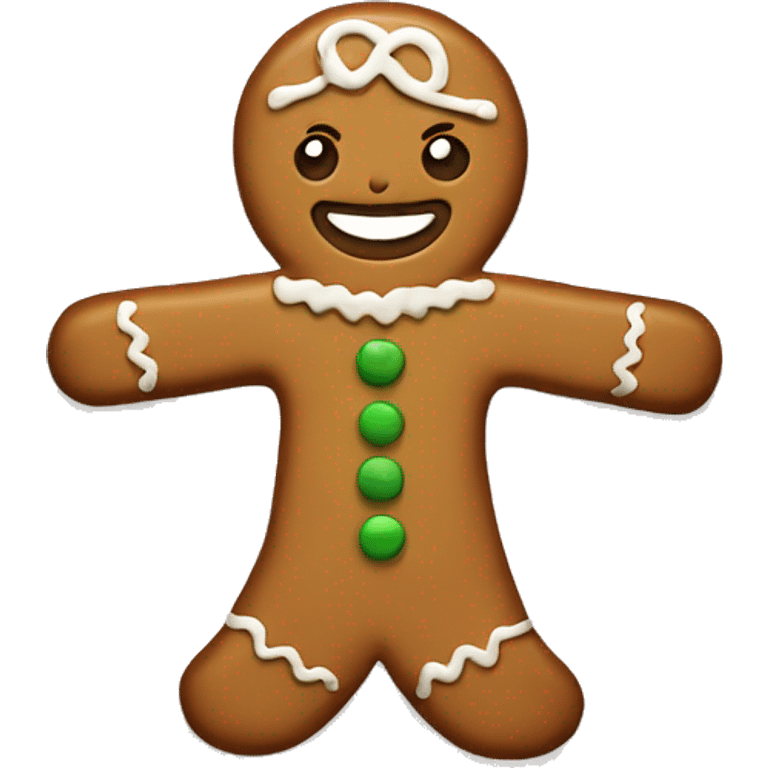 gingerbread girl cookie  emoji