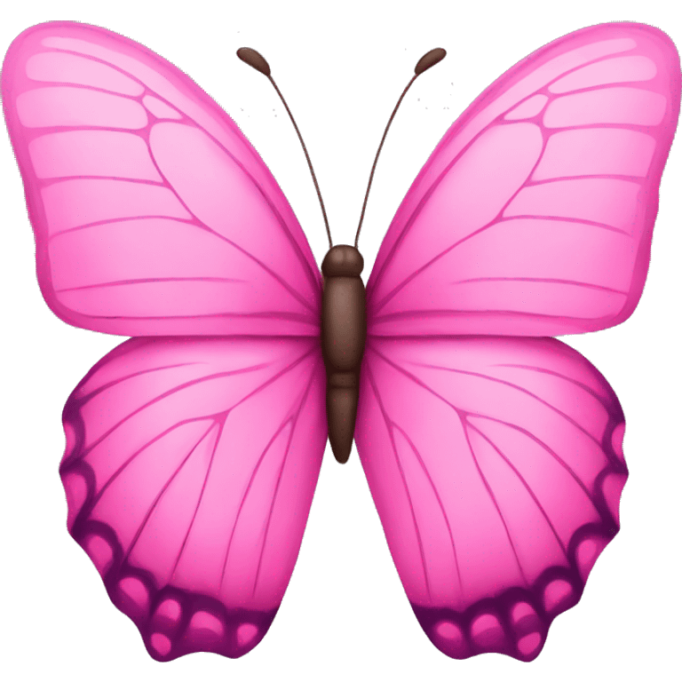 pink butterfly  emoji