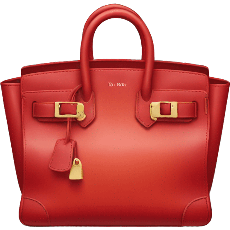 red birkin bag emoji