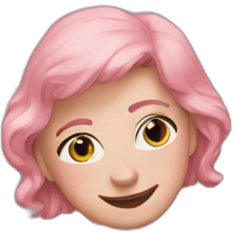 pink newspaper emoji