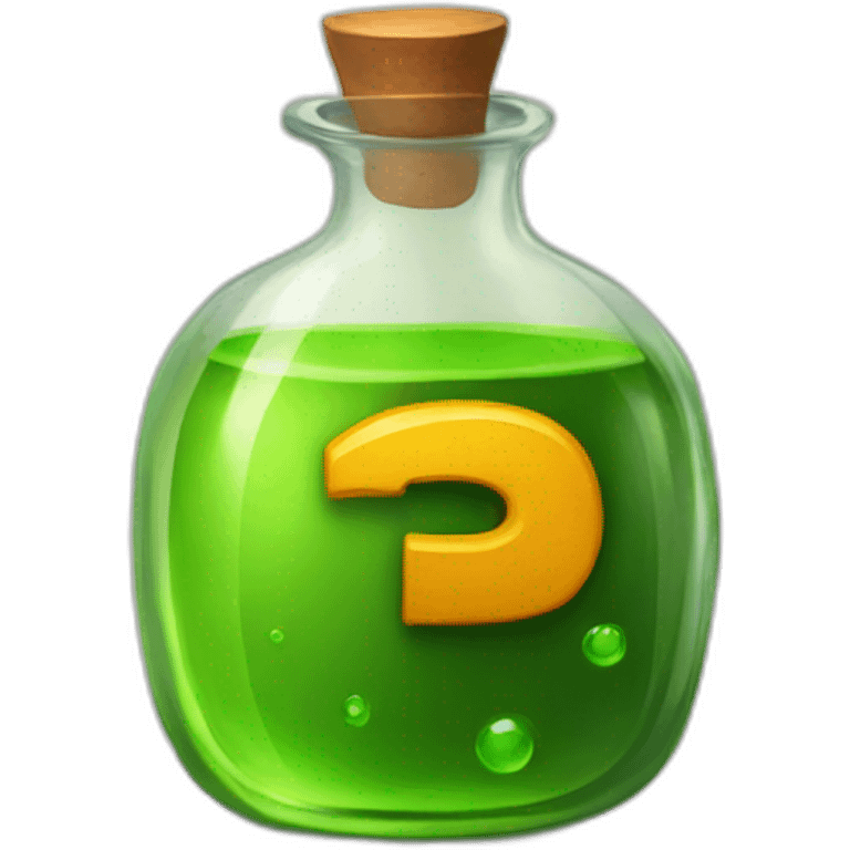 Potion with letter p emoji