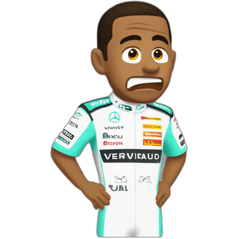 Lewis Hamilton cry  emoji