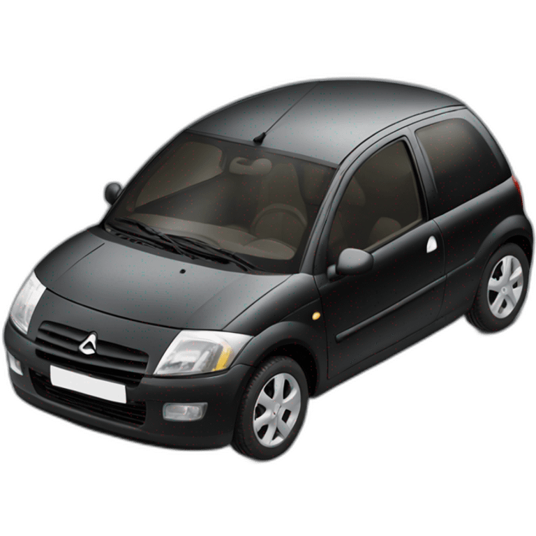 Black Citroen C2 emoji