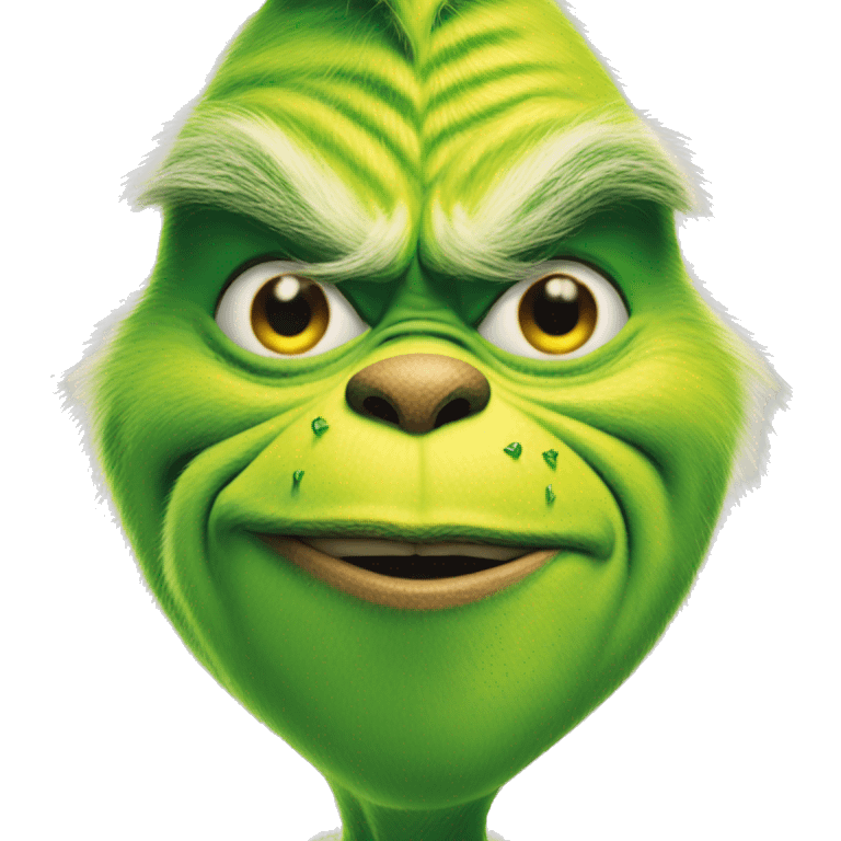 The grinch  emoji