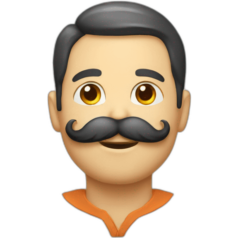 chat avec moustache emoji