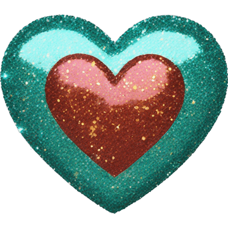 glittery heart emoji