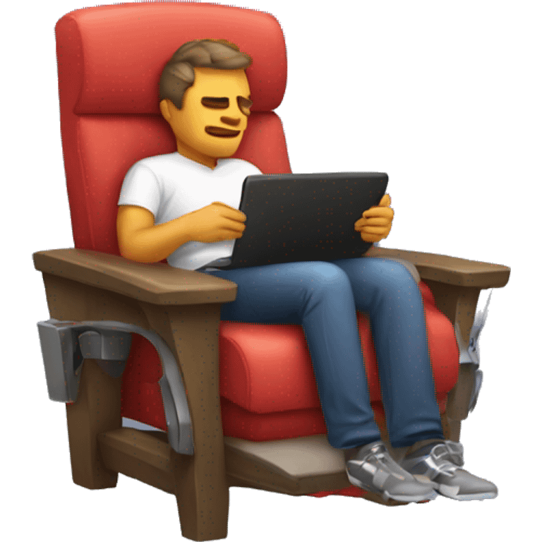 guy, GAMING CHAIR, SLEEPING emoji