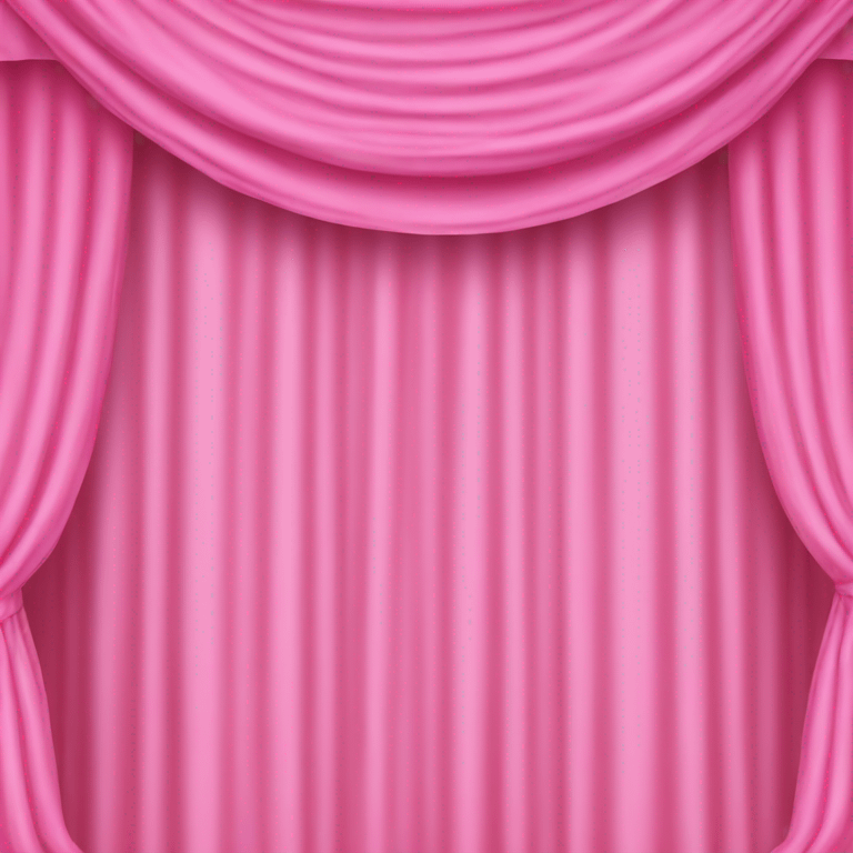 Pink fancy curtains emoji