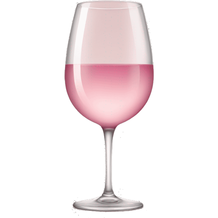 Light pink wine glasses emoji