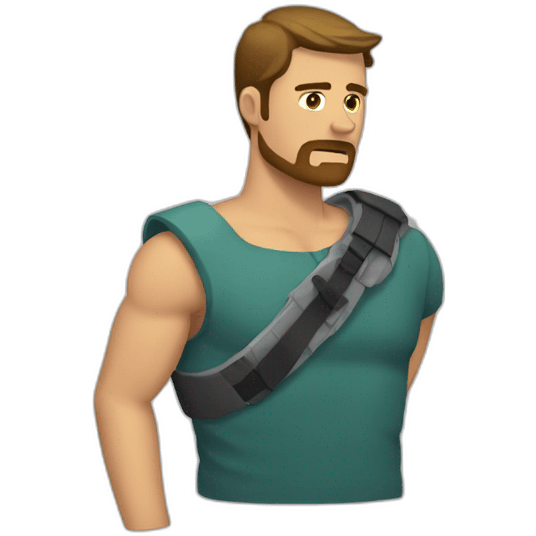 shoulder broken emoji