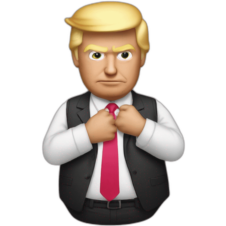 donald trump belly emoji