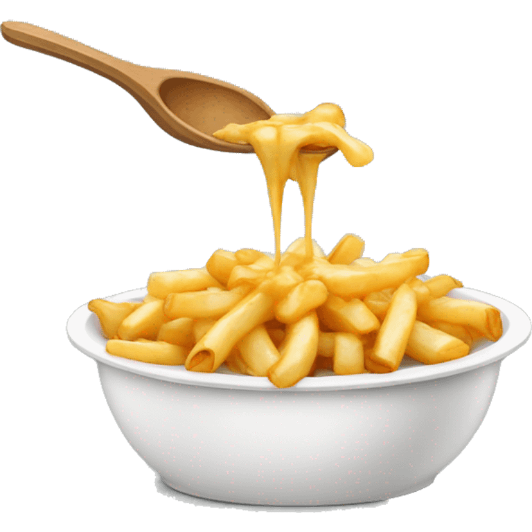 Potine qui mange une poutine emoji