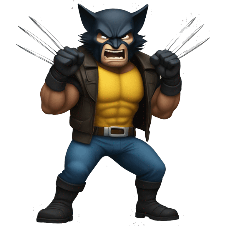 full body wolverine emoji