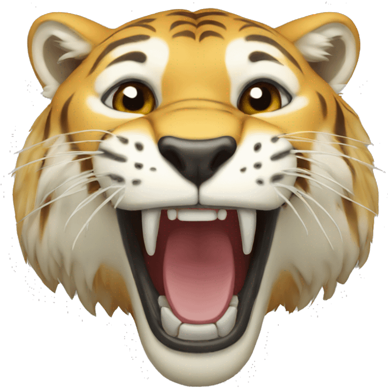 Sabertooth tiger emoji