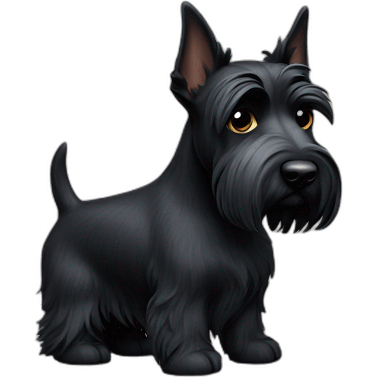 Scottish terrier bum emoji