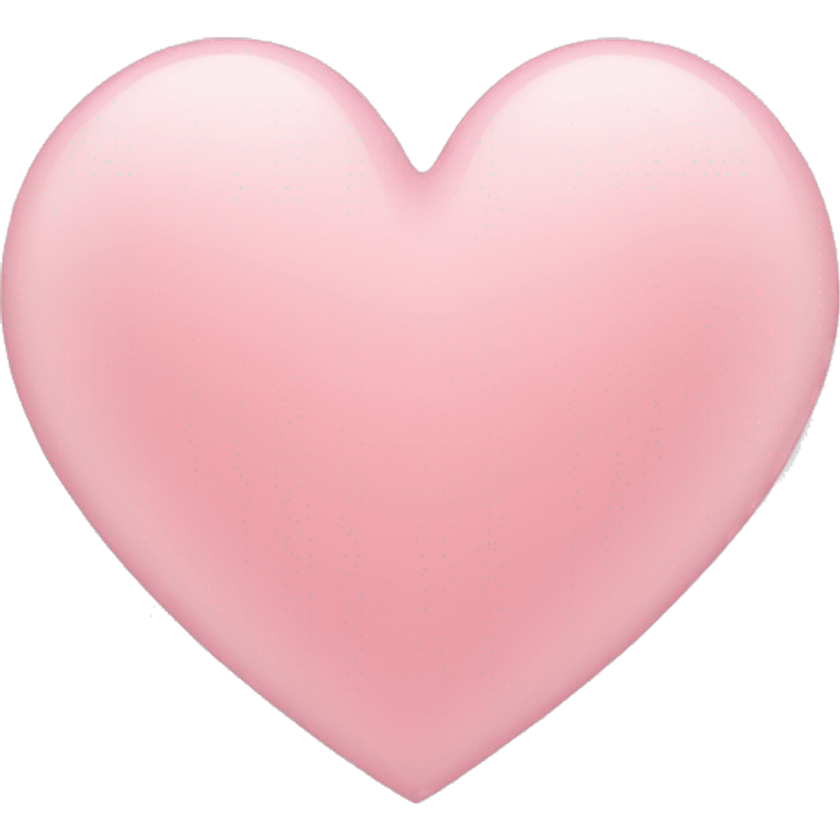 plain light pink heart emoji