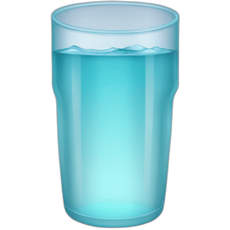 vaso de agua emoji