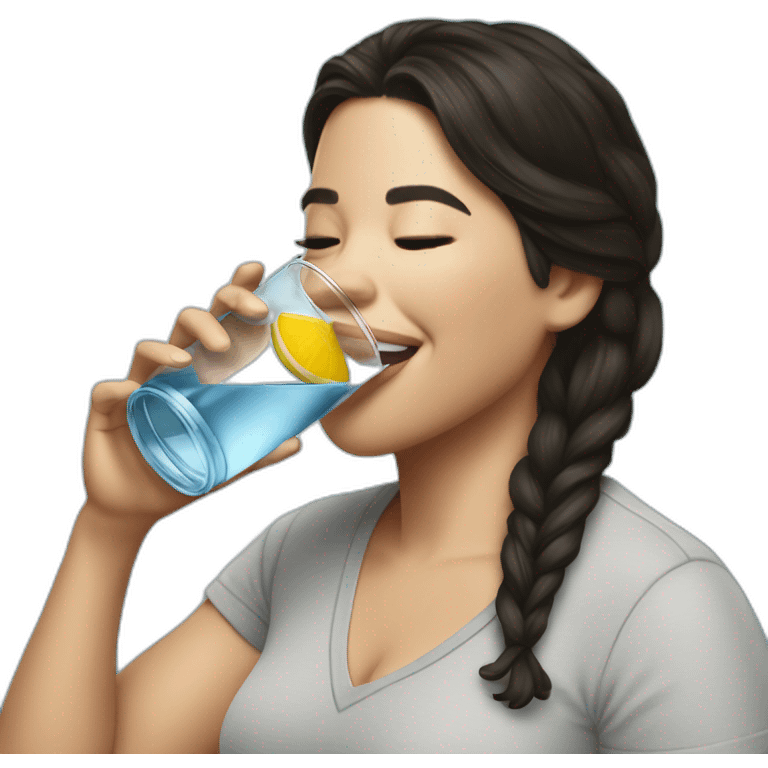 america ferrera drinking water emoji