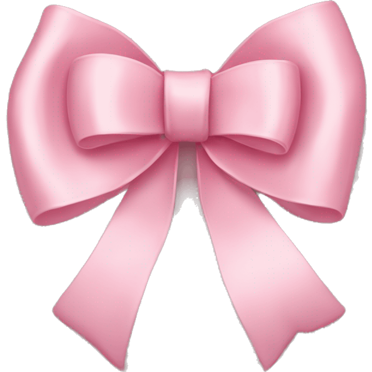 light pink ribbon bow emoji