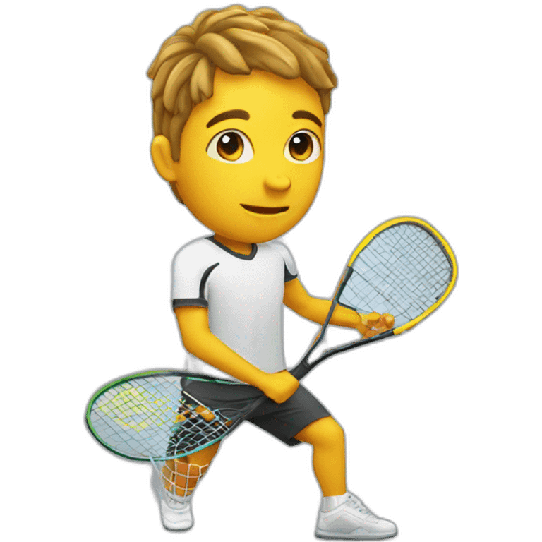 squash-player-with-racket emoji