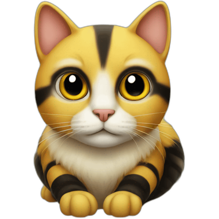 Cat bee emoji