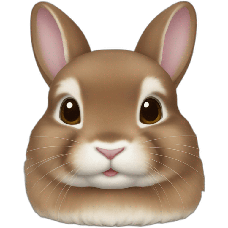 Brown netherland dwarf rabbit emoji