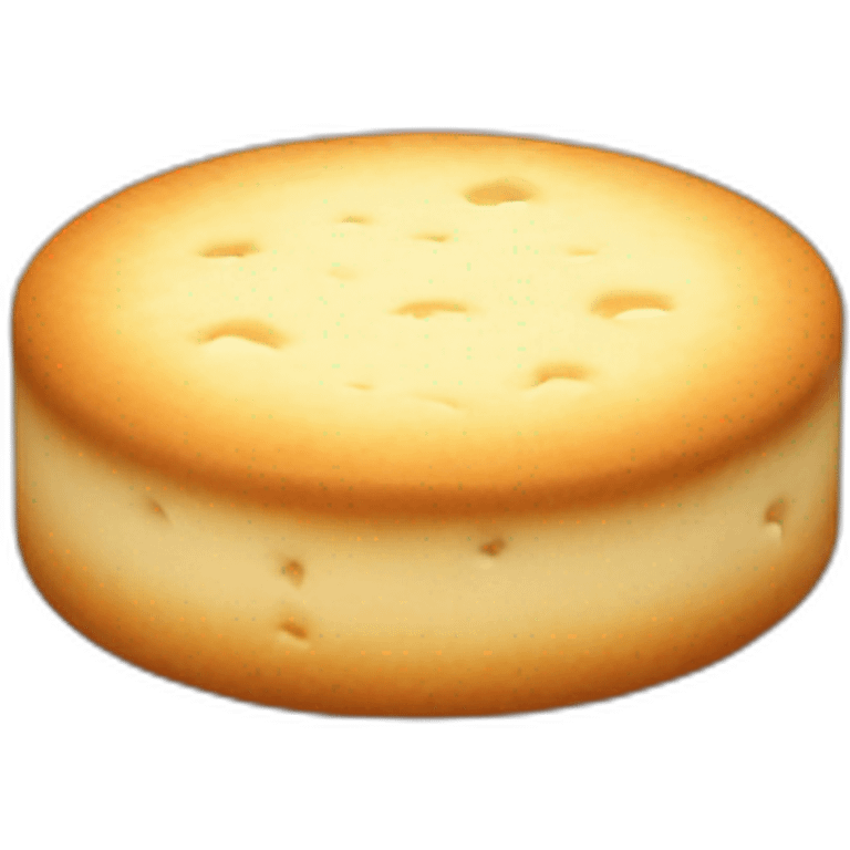 round milk biscuit emoji