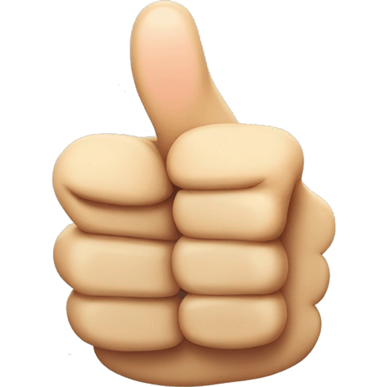 fat fingered thumbs up emoji