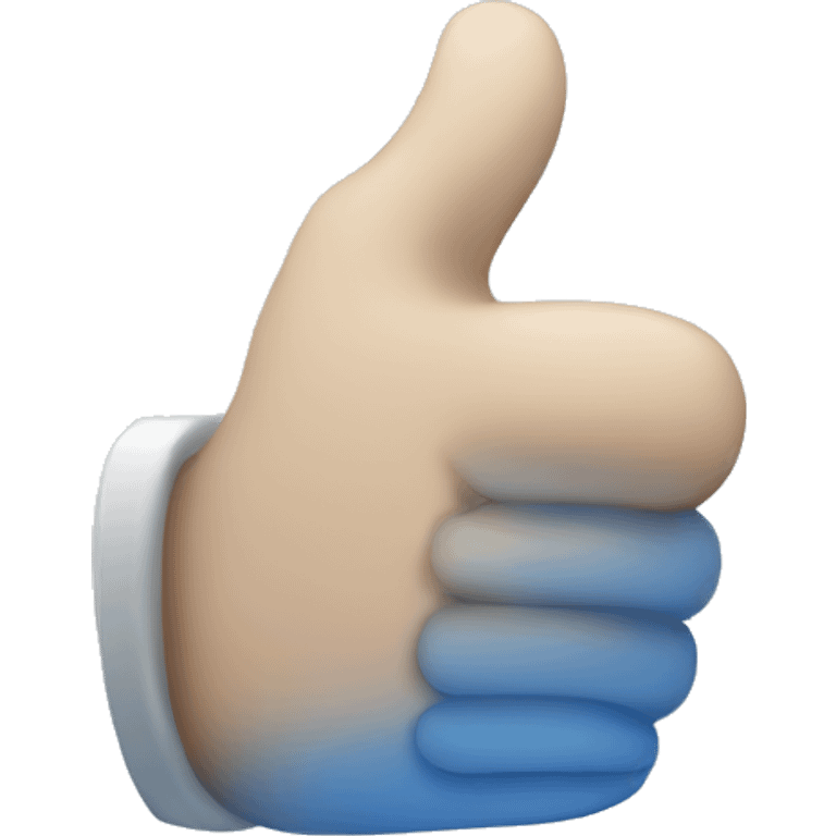 BLUE Thumbs up emoji