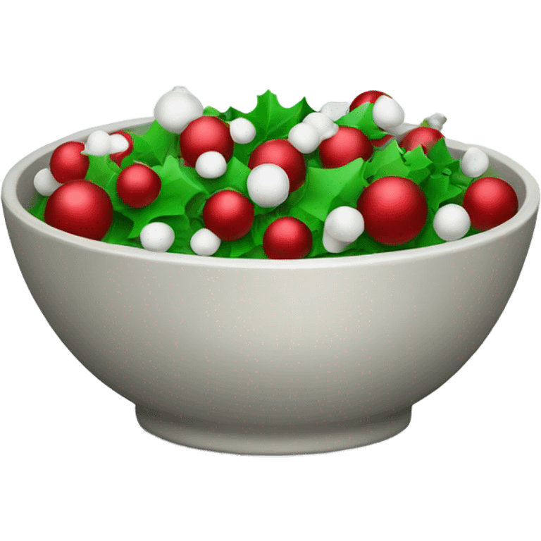 christmas bowl emoji