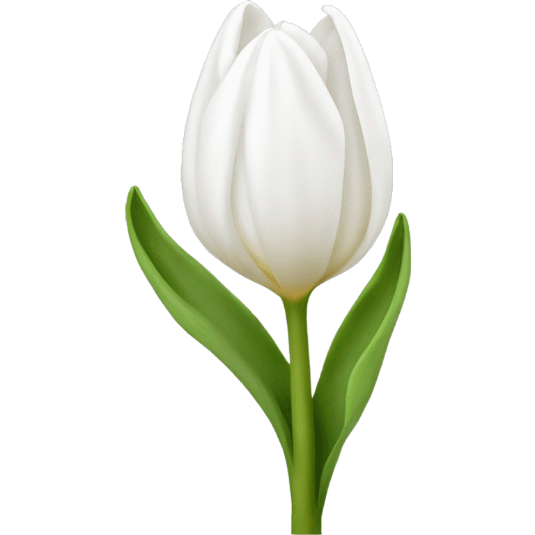 White tulip emoji