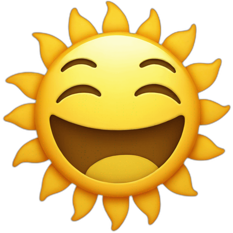 smiling sun emoji